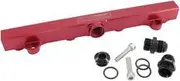 Aeroflow Mitsubishi 4G63 EVo 4 to 9 Fuel Rail -10Orb Red - AF64-2221R