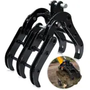 Mini Excavator Grabber Attachments Metal Gripper Digger Accessories Moving Logs