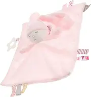 VICASKY Comfort Doll Newborn Towel Blanket Stuffed Animals for Bunny Stuffed Animal Stuffed Animals for Babies Soother Pink Plush