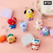 BTS BT21 Official Authentic Goods SEASON'S GREETINGS Knit Keyring + Tracking Num