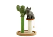 Made4Pets Cat Scratching Post, 21.7" Cactus Kitten Scratcher Indoor Cats Cute