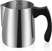 [ALXBSONE] Candle Pouring Pot, 20oz Wax Melting Pot, Stainless-Steel Candle Making Kit, Candle Making Supplies with Heat-Resistant Handle and Dripless Pouring Spout Design(Silver)