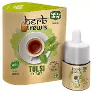 Spice Drop Herbal Tea (Tulsi) Natural & Ayurvedic | Rich Aroma | Vegan