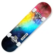Kids Adult Star Cloud Skateboard Complete Set Up-Beginner to Pro Boards Outdoor