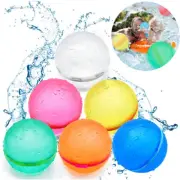Reusable Water Balloons Self Sealing Easy Quick Fill Silicone Summer Fun Outdoor