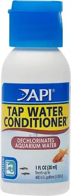 API TAP WATER CONDITIONER Aquarium Water Conditioner 1-Ounce Bottle New