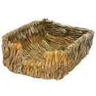 Woven Grass Small Pet Rabbit Hamster Guinea Pig Cage Nest House Chew Toy Bed 28