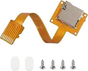 Micro SD Card Extension Cable TF Card Adapter FPC Micro SD Card Extension Cable with Screw Holes External Self-Ejecting Card Holder for Micro SD Cards Prevents Holder Wear and Tear (3.93in/10cm)
