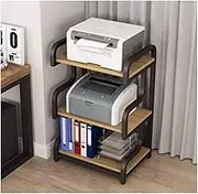 Printer Stand Floor-Standing Printer Stand 3-Layer Fax Machine Scanner Shelf Office Copier Bracket Printer Stand with Storage (Color : E)