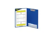 Summit Global Rugby A4 Coaching Folder w Magnetic Board 36cm x 23cm Blue