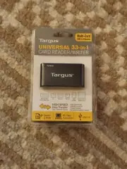 TARGUS UNIVERSAL 33 - IN -1 CARD READER / WRITER ( NEW )