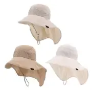 Comfortable Kids Hat Fast Drying Hat Wide Brims Hat with Neck Coverage for Girls