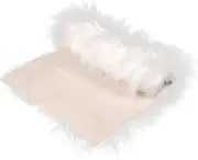 minkissy Nail Art Live Broadcast Background Fluffy Rug Acrylic Polyester Elegant Photo Mat Comfortable Multi-use for Decor Photography