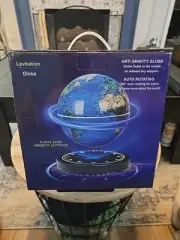 LED Globe Magnetic Levitation Floating Globe Light World Map Rotating Night Lamp