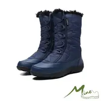 在飛比找森森購物網優惠-【MINE】機能防水防寒保暖時尚高筒雪靴 藍