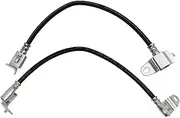 TRQ Brake Hose Set Compatible with 1996-2007 Ford Taurus 1996-2005 Mercury Sable