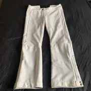 Obermeyer Women The Bond Pants White Snowboard Ski Winter Sz 16 Flare Snow Pants