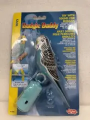 Budgie Buddy Lifetime Pet Bird Toy Friend Companion w/Motion Sensor & Chirp Sing