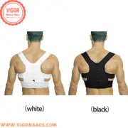 Women and Men Fully Adjustable Back Posture Corrector & Breathable Safety Back B