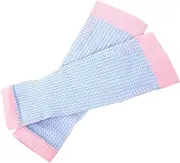 [WHAMVOX] 1 Pair Sports Yoga Leg Sleeves Compression Calf Socks Breathable Leg Protection Socks for Men Random Color