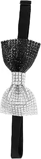 [SAFIGLE] Rhinestone Decorative Bow Tie for Men Pre Tied Elegant Bow Tie for Weddings Banquets and Parties Craftsmanship with Comfortable Fit for Grooms and Fashion Enthusiasts