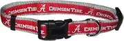 Pets First Collegiate Pet Accessories, Dog Collar, Alabama Crimson Tide, Large