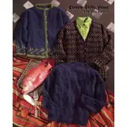 NWT Classic Elite Yarns 836 A Feast of Fish Sweater Cardigan Knitting Pattern