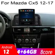 9.7" Touchscreen Radio Android Gps Navigation Carplay For Mazda Cx-5 Cx5 12~17