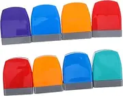 Angoily 8 Pcs Colorful Self Inking Teacher Comment Stamps Set for Classroom Homework Rating Engaging Feedback for School Teacher Supplies