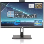 All IN One 24 " Core I5 RAM 16gb SSD 240gb Gpu Gtx1650 4gb FHD Touch Windows 11