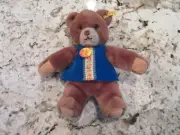 Vintage Circa 1982 Toldi STEIFF Teddy Bear 6242/30 Stuffed Plush Animal 12" SOFT