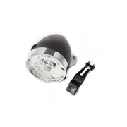 2Pcs Mountain Bike Retro Headlights 3LED Dead Fly Lights Old-fashioned Bicycle LED Lamp black