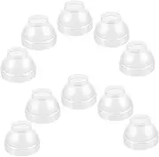 10Pcs Press Cup Lids Splash Reusable Shaker Covers for Juice Milk Tea Cups Easy to Clean Shaker Cup Caps for Beverage Preparation