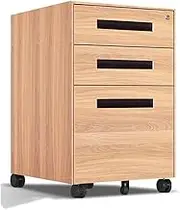 KJLY Office Cabinets Storage 3 Layers File Cabinets with Lock Drawer Type Cabinets Thickened Steel Sheet Storage Vertical Files Racks Shelves, Activities File Cabinet (Color : A)