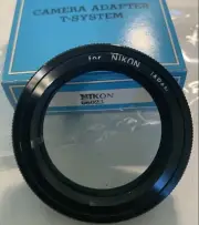 Camera Lens Adapter For Nikon mount T-System old new store stock Japan 06023