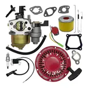 GX160 GX200 Tune Kit for GX120 4.0 5.5 6.5 196 212 Cc W/Carburetor+Pull Star +Coil+Air Filter Etc Photo Color