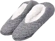 [WOFASHPURET] Adult Floor Socks Strümpfe Hausschuhe Mens Gripper Slippers Non Skid Socks Fur Socks Fluffy Slippers Thermal Socks for Men Winter Slipper Socks Warm Acrylic Material