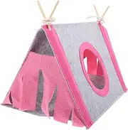 Milisten Hamster Tent Hideout Cozy Felt House for Pets for Chinchillas Guinea Pigs and Squirrels Durable and Comfortable Pet Shelter