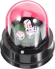 HOOTNEE Electric Dice Cup Mini Shaker Compact Dice Shaker Kit for Parties Easy to Use Sturdy Design for Ktv and Board Game Nights Random Color
