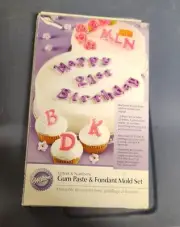 Wilton Letters & Numbers Gum Paste & Fondant Mold Set