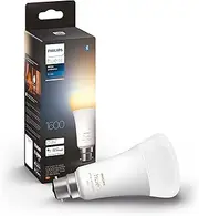 Philips Hue White Ambiance Single Smart Bulb LED [B22 Bayonet Cap] - 1600 Lumens (100W Equivalent). Compatible with Alexa, Google Assistant and Apple Homekit