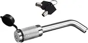 MAGICLULU Trailer Hitch Receiver Lock Durable Elbow Style Hitch Pin Lock Easy Install Towing Hook Accessory Design Heavy Duty Solid for Secure Towing
