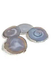 ANNA New York Lumino Set of 4 Agate Coasters