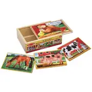 Melissa & Doug Puzzle in a Box Farm
