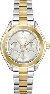 [BOSS] Analogue Multifunction Quartz Watch for Women LIDA Collection with Stainless Steel Bracelets