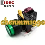 1PC NEW IDEC Greenself-locking light button switch YW1L-A2E01QM3GYW-DE YE-E01#YM