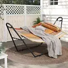 Portable Hammock Waterproof Heavy Duty Hanging Chair with Stand Steel Included