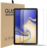 [2 PACK] Samsung Galaxy Tab S4 10.5 Screen Protector, Premium Tempered Glass Screen Protector for Samsung Galaxy Tab S4 10.5 (SM-T830 / SM-T835)