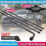 Spare Wheel Winch Winder Handle + Scissor Jack For NISSAN NAVARA D40 D22 NP300