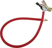 iplusmile Universal Bike Pumps Hose Car Tire Inflator Hose Valve Adapter Red Hose for Bike Pump Replacement Parts